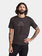 Craft Adv Trail Wool SS Tee Black Melange