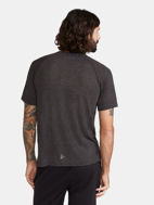 Craft Adv Trail Wool SS Tee Black Melange