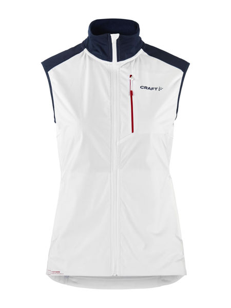 Craft Nor Adv Nordic Training Vest Womens White/Blaze