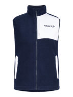 Craft Nor Adv Explore Pile Fleece Vest Womens Blaze/White