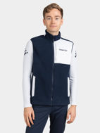 Craft Nor Adv Explore Pile Fleece Vest Blaze/White