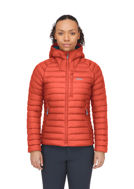 Rab Microlight Alpine Jacket Womens Red Grapefruit