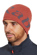 Rab Logo Beanie Tuscan Red/Graphene 