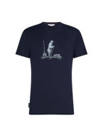 Icebreaker 150 Tech Lite SS Tee Polar Padle Midnight Navy