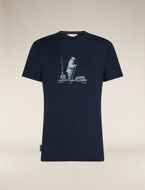 Icebreaker 150 Tech Lite SS Tee Polar Padle Midnight Navy