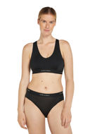 Icebreaker 125 Cool-Lite Sprite Racerback Bra Womens Black