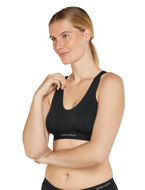 Icebreaker 125 Cool-Lite Sprite Racerback Bra Womens Black