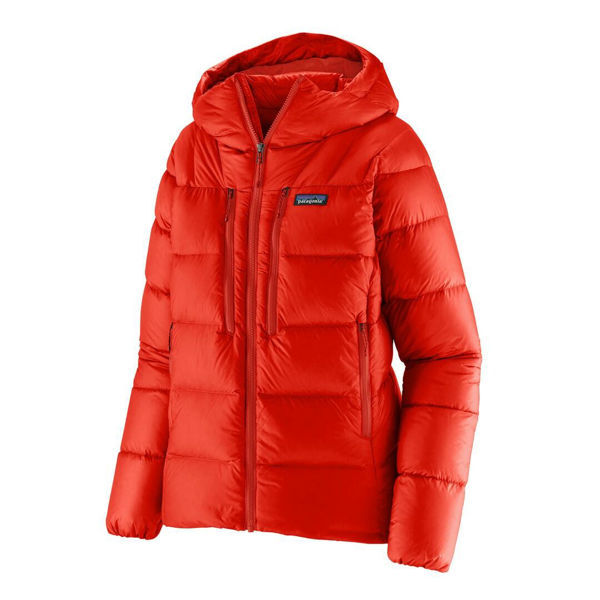 Patagonia Fitz Roy Down Hoody Womens Madder Red