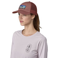 Patagonia P-6 Logo LoPro Trucker Hat Dulse Mauve 