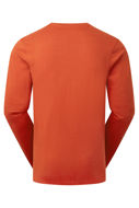 Rab Basecamp Logo Badge LS Tee Red Clay