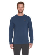 Rab Basecamp Logo Badge LS Tee Tempest Blue