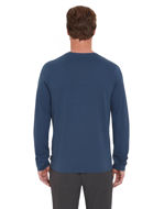 Rab Basecamp Logo Badge LS Tee Tempest Blue