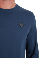 Rab Basecamp Logo Badge LS Tee Tempest Blue