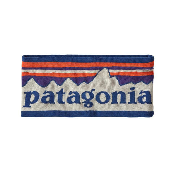 Patagonia Powder Town Headband Fitz Roy Knit/Birch White