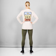 Saysky Logo Pace Long Sleeve Beige Melange