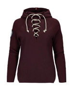 Amundsen Boiled Hoodie Laced Womens Heather