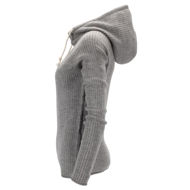 Amundsen Boiled Hoodie Womens Light Grey