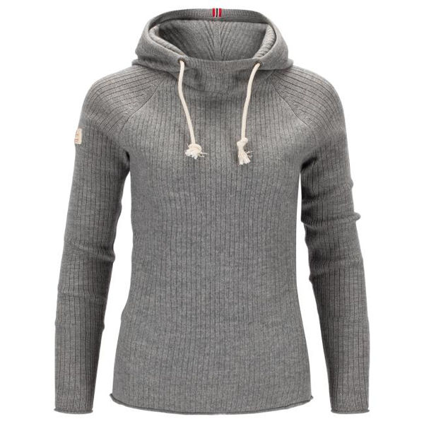 Amundsen Boiled Hoodie Womens Light Grey