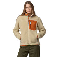 Patagonia Classic Retro-X Jacket Womens Dark Natural/Redtail Rust