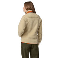 Patagonia Classic Retro-X Jacket Womens Dark Natural/Redtail Rust