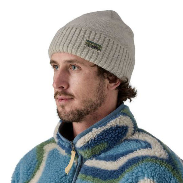 Patagonia Brodeo Beanie OG Legacy Label/Crips Grey 