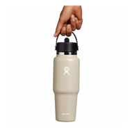 Hydro Flask 32 OZ Wide Flex Straw Travel Bottle Oat 