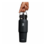 Hydro Flask 32 OZ Wide Flex Straw Travel Bottle Black 