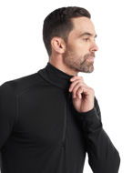 Icebreaker 200 Oasis LS Half Zip Black