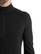 Icebreaker 200 Oasis LS Half Zip Black