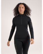 Arcteryx Kyanite BL Zipneck Womens Black