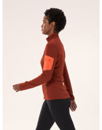 Arcteryx Kyanite BL Zipneck Womens Sequoia/Solaris