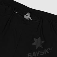 Saysky Pace Shorts 5'' Black