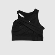 Saysky Flow Race Crop Top Womens Black