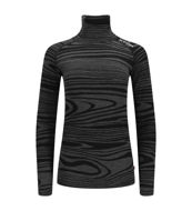 Aclima WarmWool Roll Neck Womens Black Motion