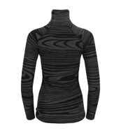 Aclima WarmWool Roll Neck Womens Black Motion