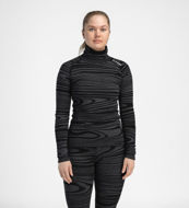 Aclima WarmWool Roll Neck Womens Black Motion