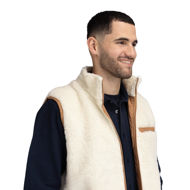 Tufte Wolverine Pile Vest Natural/White