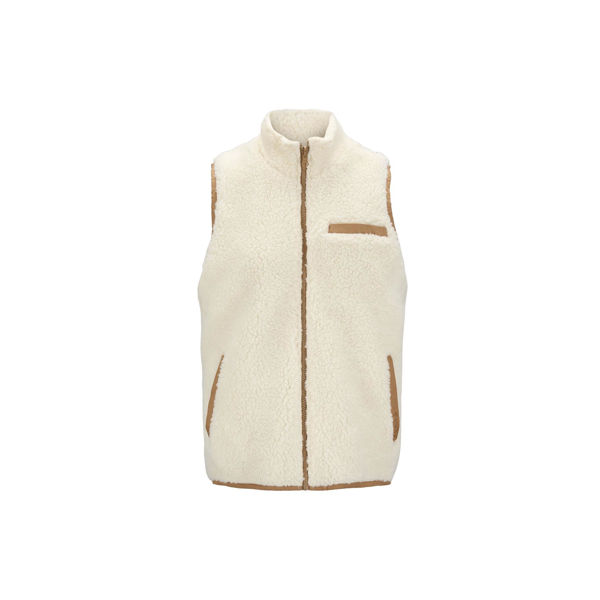 Tufte Wolverine Pile Vest W Natural/White