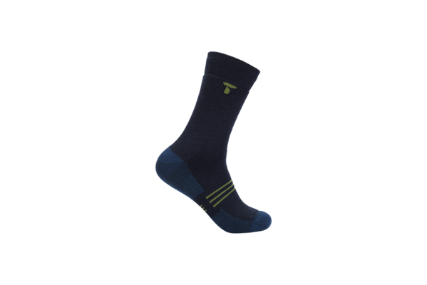 Tufte Merino Medium Crew Socks Black