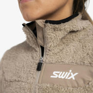 Swix Infinity Pile Midlayer Full Zip Womens Dune