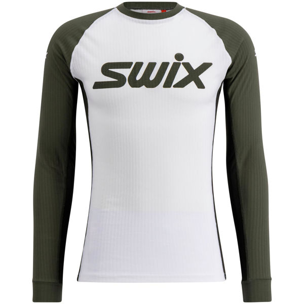 Swix RaceX Classic Long Sleeve Bright White/Olive