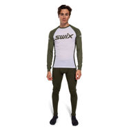 Swix RaceX Classic Long Sleeve Bright White/Olive