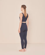 Moonchild Soft Rib Seamless Legging Womens Navy Blue