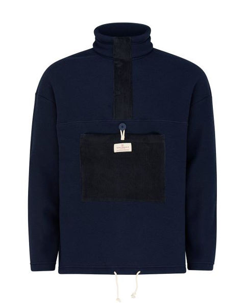 Amundsen Vagabond Wide Cord Fleece Faded Navy/Navy