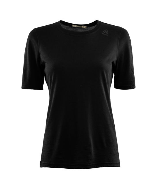 Aclima LightWool 140 Undershirt Tee Womens Jet Black